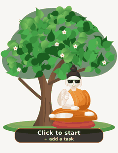Bodhi Pomodoro Meditating and Walking Pet